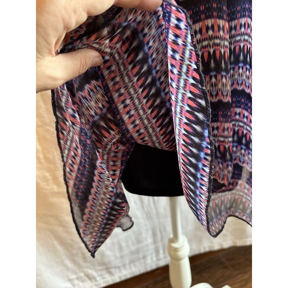 Express Women’s Purple Pink Pattern Slip Flowy Dress‎ Sz Small - Chic Casual - Picture 7 of 9